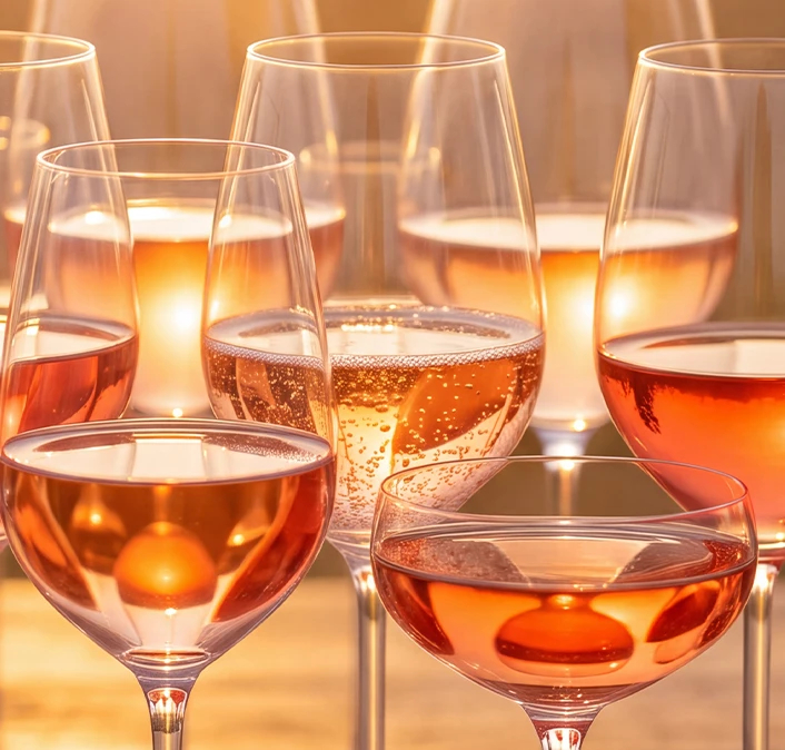 Alkoholfreie Rosés