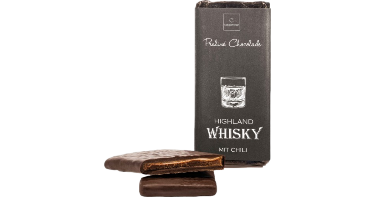 Coppeneur Praliné Chocolade Whisky &amp; Chili | Hawesko.de
