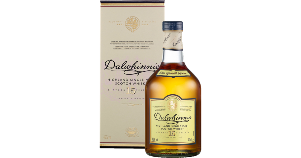 Highland Malt Whisky Years Single 15 Dalwhinnie