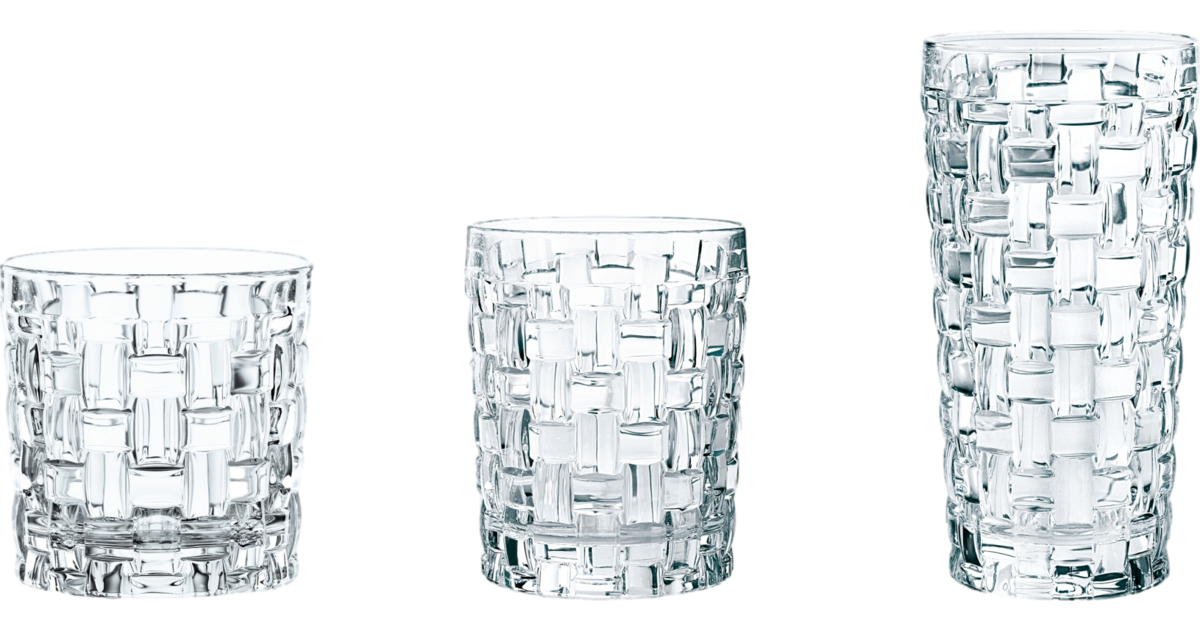 Nachtmann Gläser Set 18-teilig Bossa Nova 6 Longdrinkgläser, 6 Tumbler, 6 Whiskey 18er Set