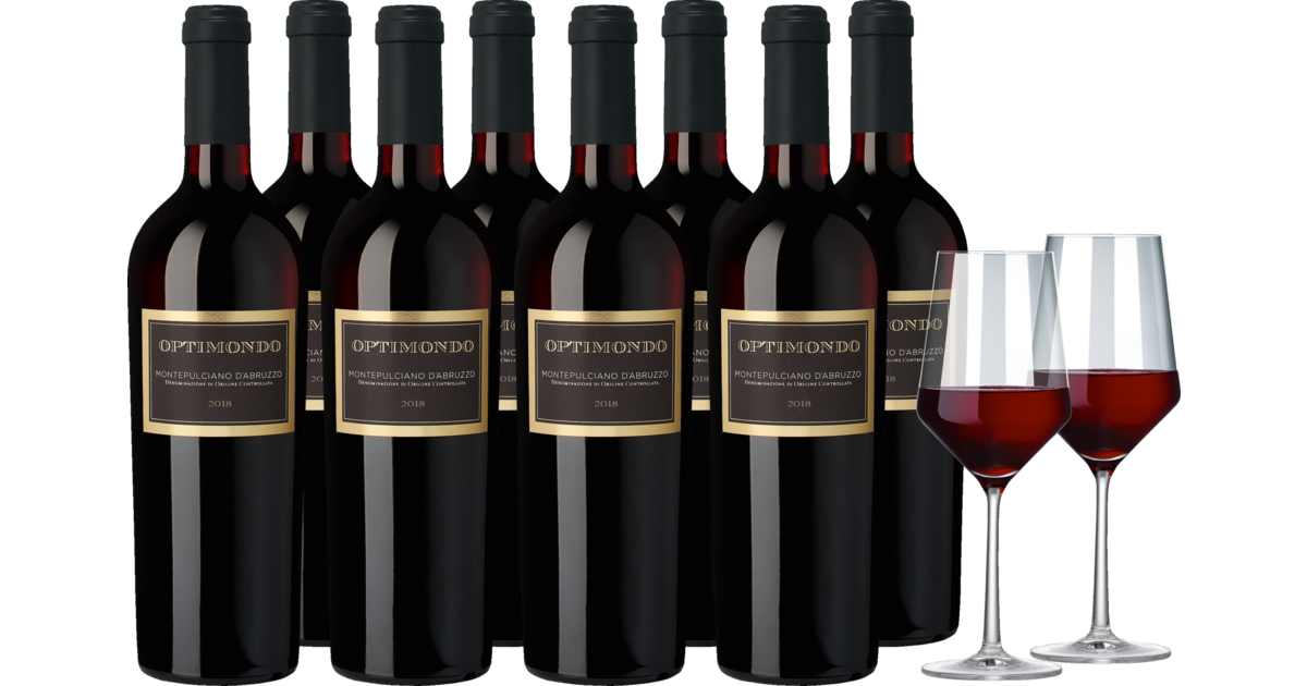 Optimondo Montepulciano d'Abruzzo Weinpaket 2018