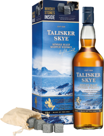 Talisker Skye + 4 Whisky Stones