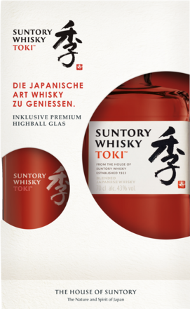 Suntory Toki Blended Japanese Whisky + 1 Glas