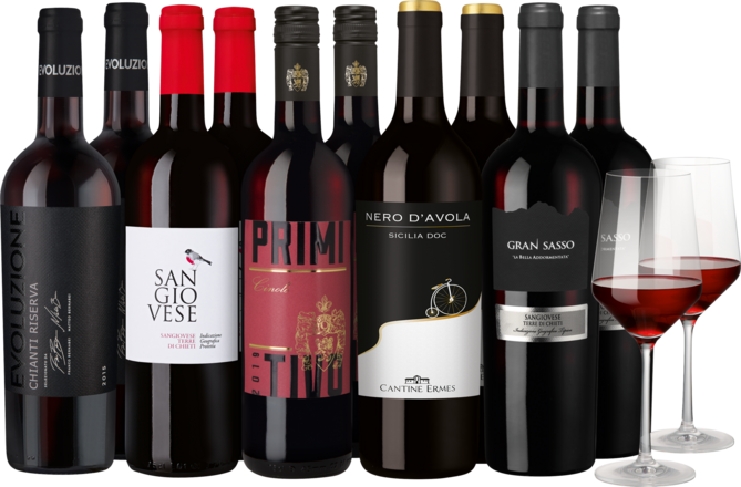 Weinpaket Italiens feine Vielfalt