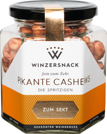 Winzersnack Pikante Cashew &#39;Die Spritzigen&#39;