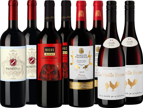 Rotwein Highlights im Paket