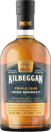 Kilbeggan Irish Whiskey Triple Cask