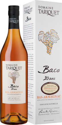Armagnac Domaine Tariquet Baco 20 Anges