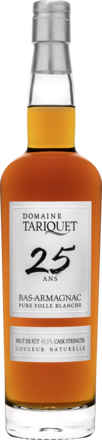 Armagnac Domaine Tariquet Pure Folle Bl. 25 Ans