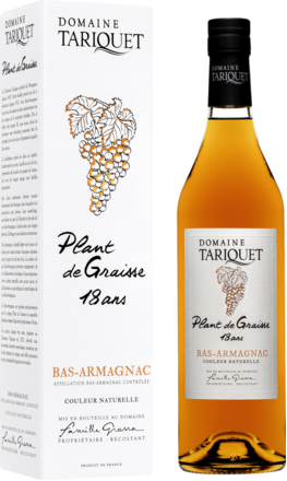 Armagnac Domaine Tariquet Plant de Graisse18 Ans