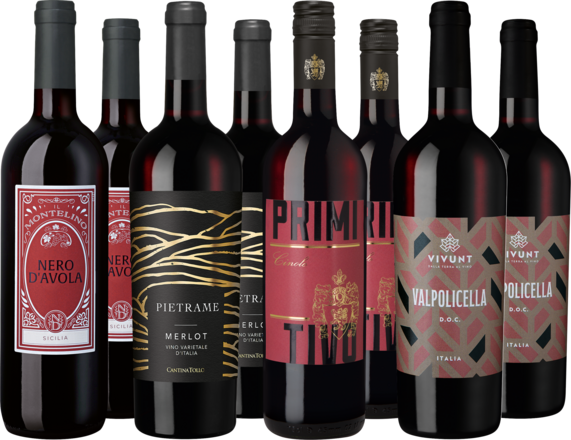 Italienische Rotweine im Paket
