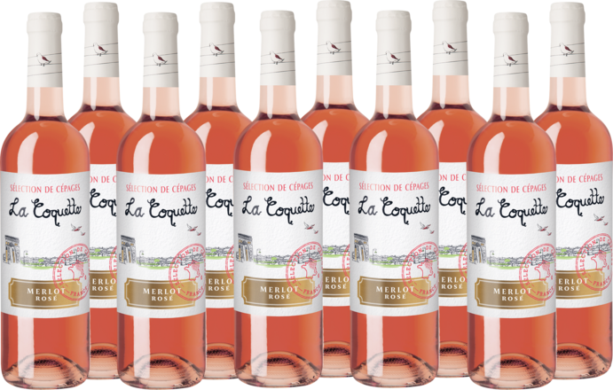 2023 Vorteilspaket La Coquette Merlot Rosé