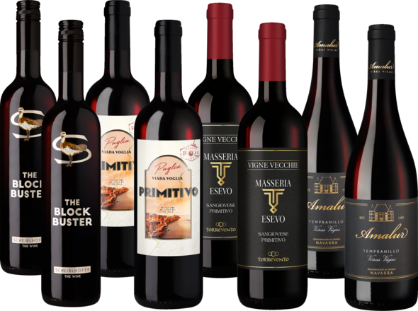 Goldprämiertes Rotwein-Paket