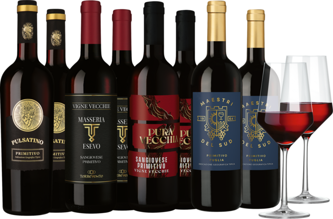 Weinpaket &quot;Best of Primitivo&quot;