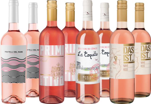 Weinpaket &quot;Frühlingshafte Rosé-Empfehlung