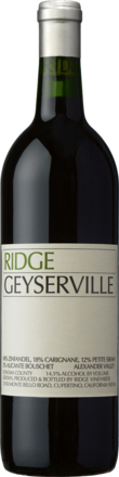 2022 Ridge Vineyards Geyserville Zinfandel