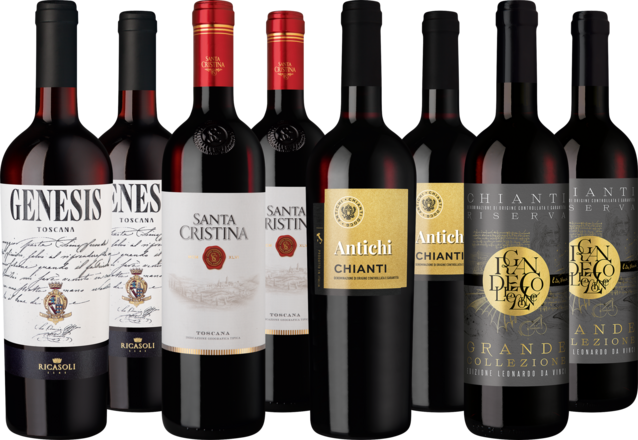 Weinpaket &quot;Eine Reise durch die Toskana&quot;