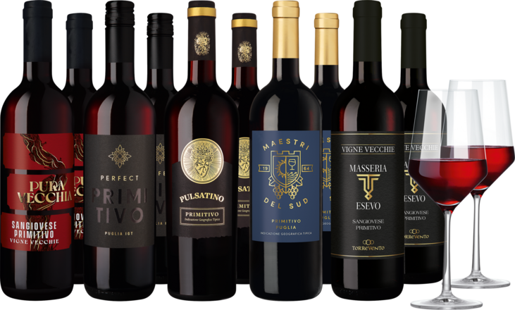 Weinpaket &quot;Best of Primitivo&quot;