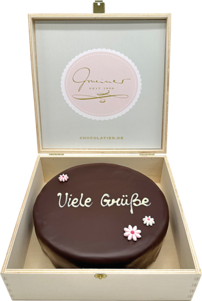 Gmeiner hochfeine Sachertorte Viele Grüße
