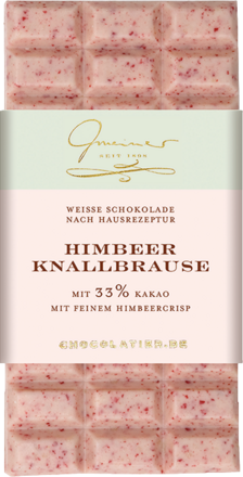 Gmeiner Tafelschokolade Himbeer Knallbrause