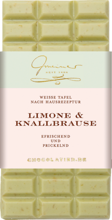 Gmeiner Tafelschokolade Limone &amp; Knallbrause