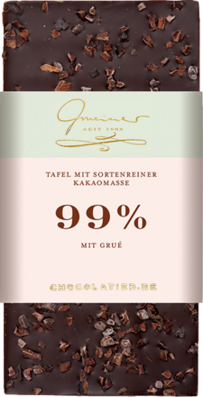 Gmeiner Tafelschokolade 99% mit Grué