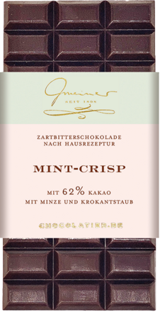 Gmeiner Tafelschokolade Mint-Crisp