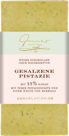 Gmeiner Tafelschokolade Gesalzene Pistazie