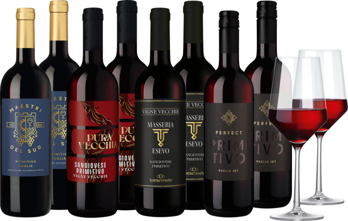 Weinpaket &quot;Best of Primitivo&quot;