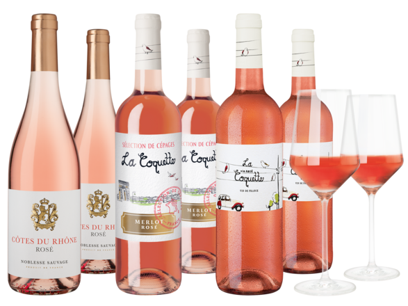 Probierpaket französische Rosés