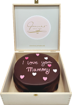 Gmeiner hochfeine Sachertorte I love you Mummy