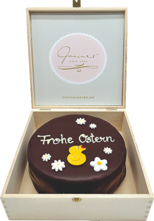 Gmeiner hochfeine Sachertorte Frohe Ostern