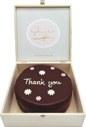 Gmeiner hochfeine Sachertorte Thank you
