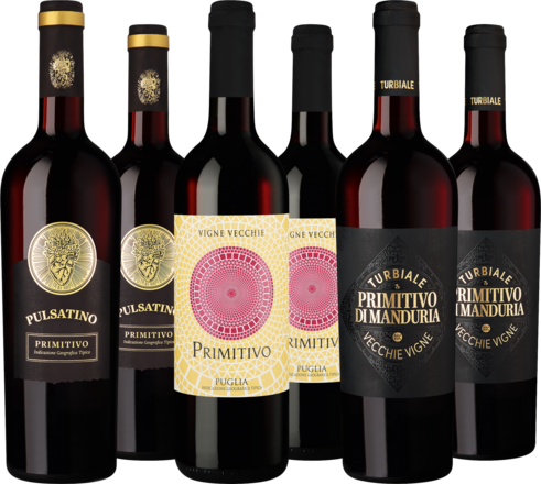 Goldprämiertes Primitivo-Paket
