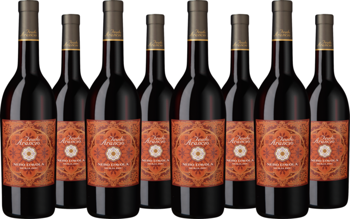2023 Vorteilspaket Feudo Arancio Nero D&#39;Avola