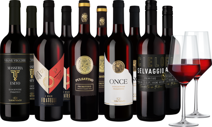 Weinpaket &quot;Primitivo-Vielfalt&quot;