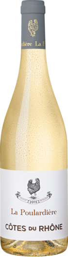 2015 La Poulardière Côtes du Rhône blanc