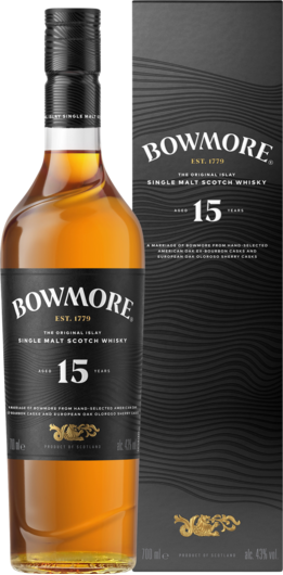 Bowmore 15 Years Islay Single Malt Scotch Whisky