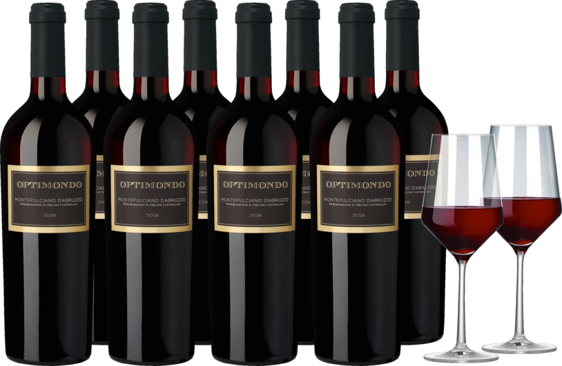 2018 Optimondo Montepulciano d'Abruzzo Weinpaket