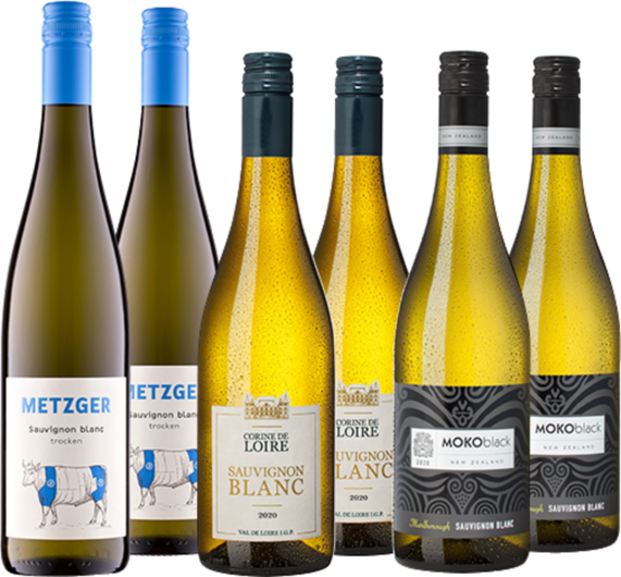 3 Länder 1 Rebsorte Sauvignon Blanc