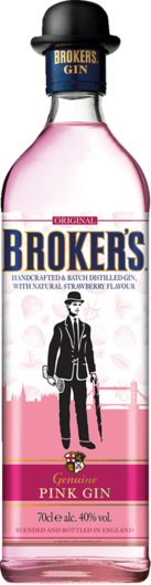 Broker's Pink London Dry Gin