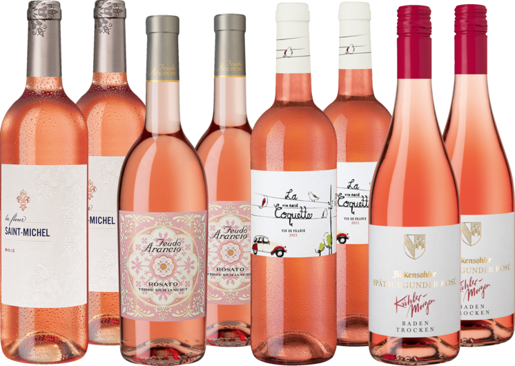 Rosé highlights im Paket