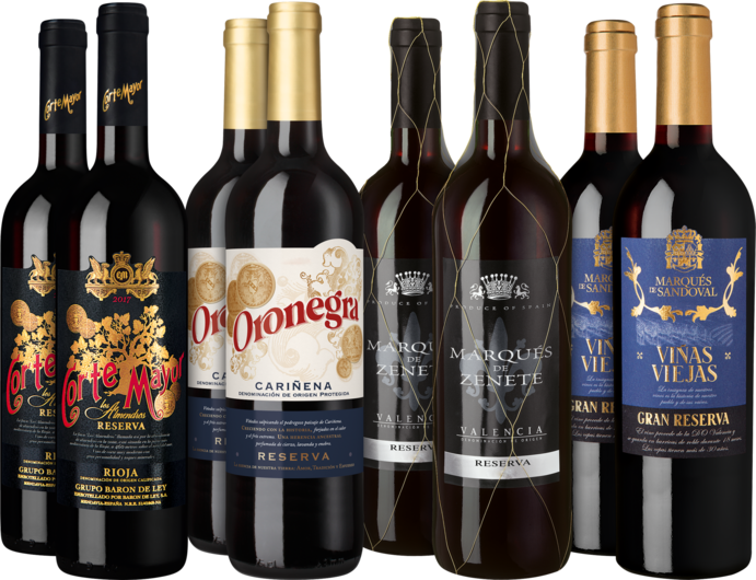 Probierselection Goldprämierte Reservas