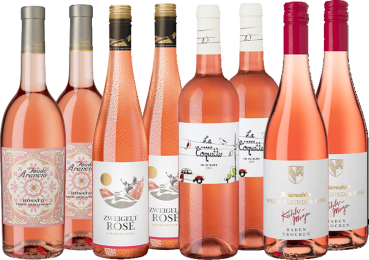 Rosé around the World im Paket