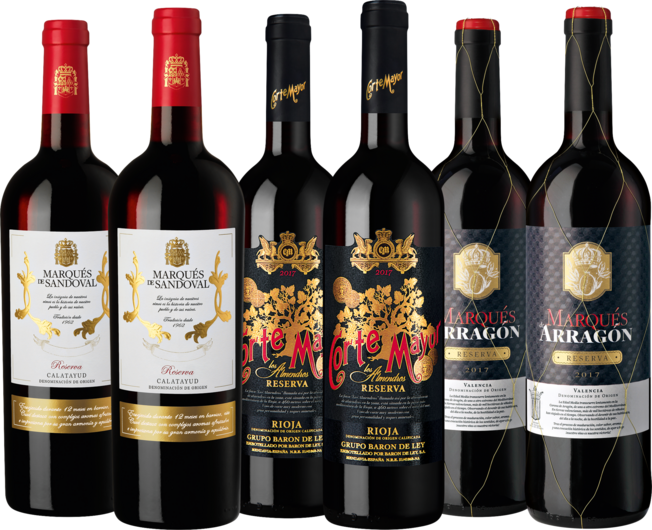 Probierpaket goldprämierte Reservas