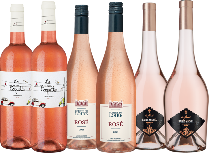 Probierpaket Frankreichs feine Rosés