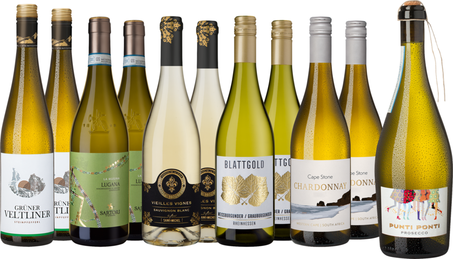 Neujahrs-Paket feine Weißweine