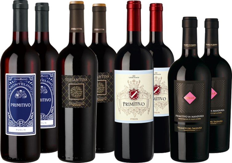 Primitivo Empfehlungen im Paket