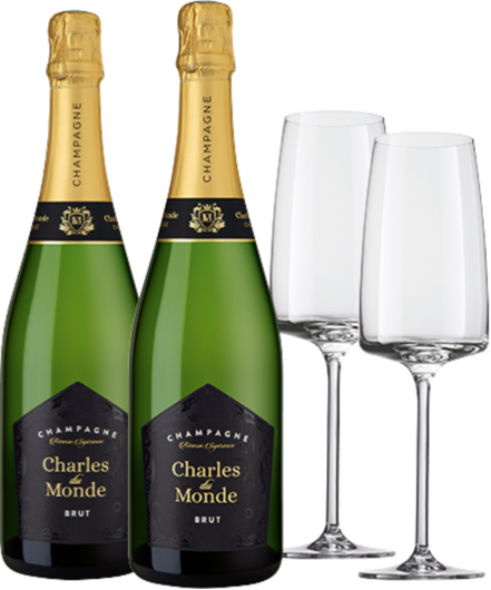 Champagnerpaket "Charles du Monde"
