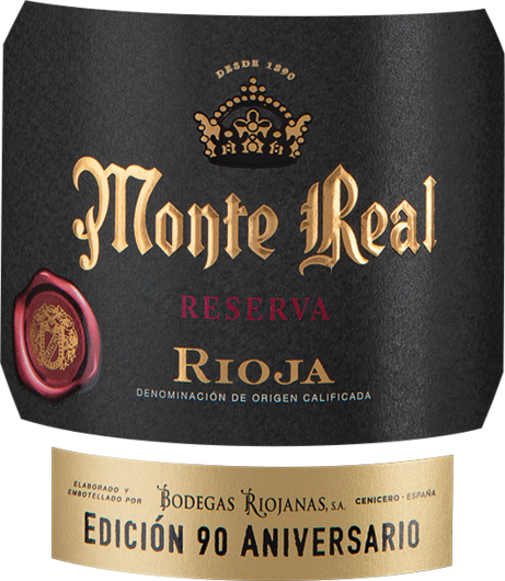 2019 Monte Real Rioja Reserva Edición 90 Aniversario